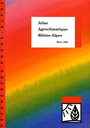 Couverture Atlas agroclimatique Rhône-Alpes