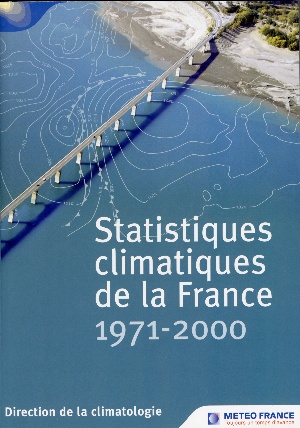 Couverture Statistiques climatiques de la France 1971-2000